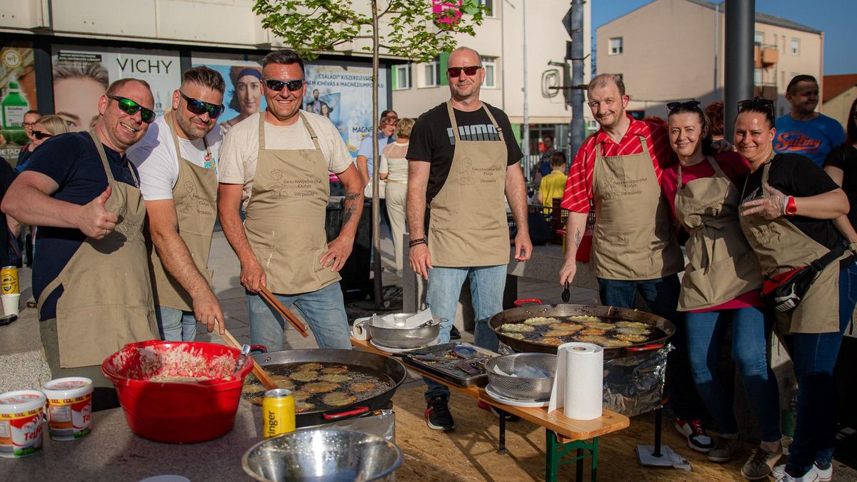 Jótékony célt szolgált a medvehagymás délután Várpalotán