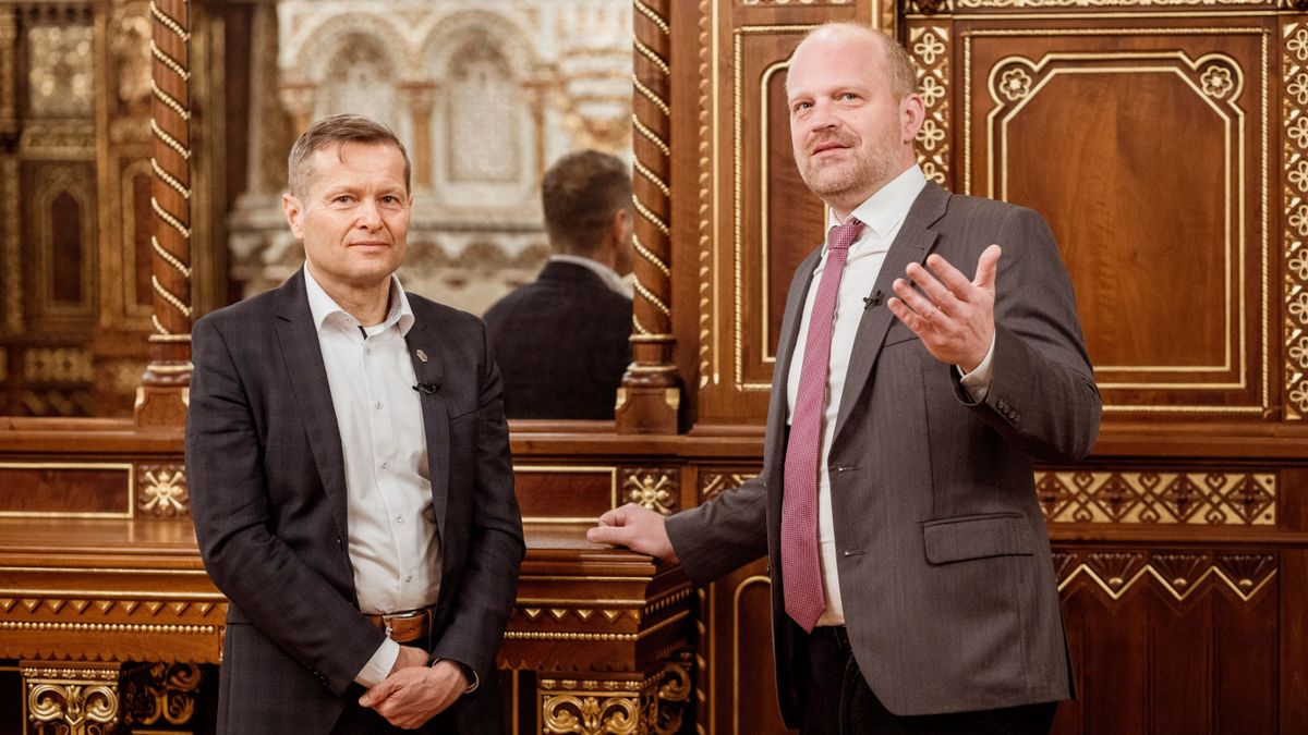 Krausz Ferenc Nobel-díjas fizikus látogatást tett a Szent István-teremben