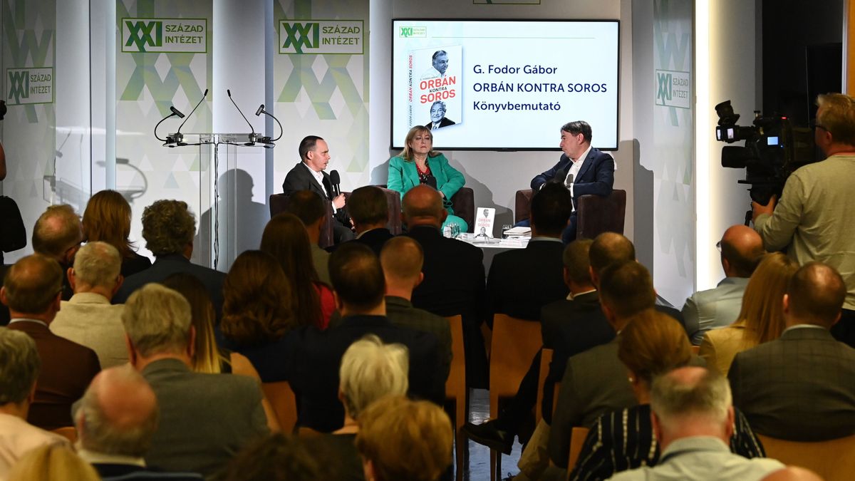Bemutatták G. Fodor Gábor Orbán kontra Soros című könyvét