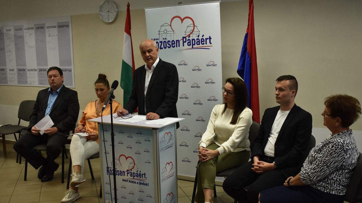 Élhető város programot hirdetett az ellenzék polgármesterjelöltje Pápán