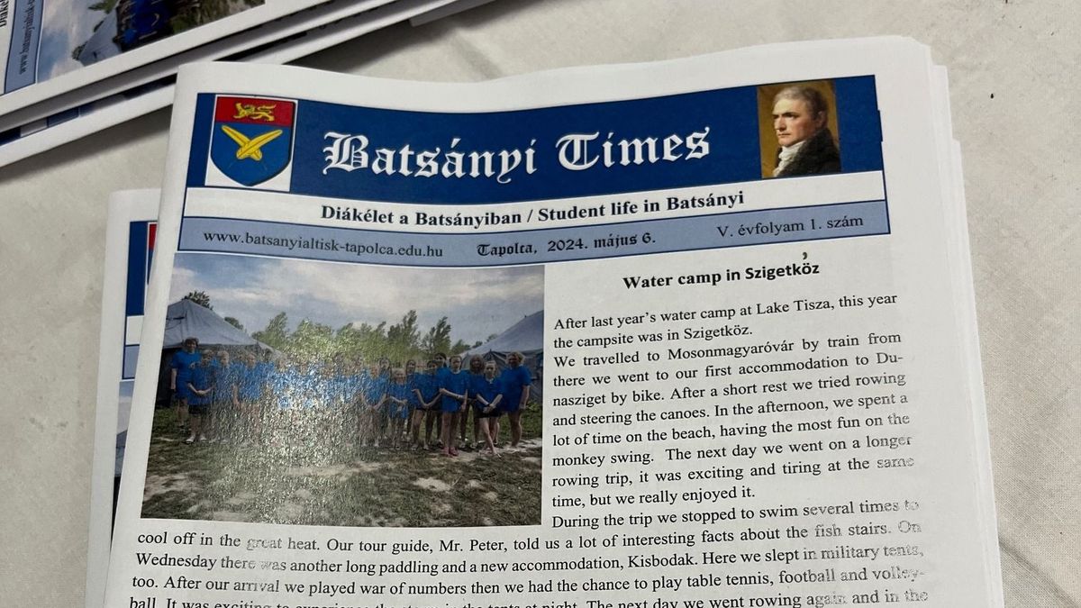 Népszerű az iskolaújság a tapolcai diákok között