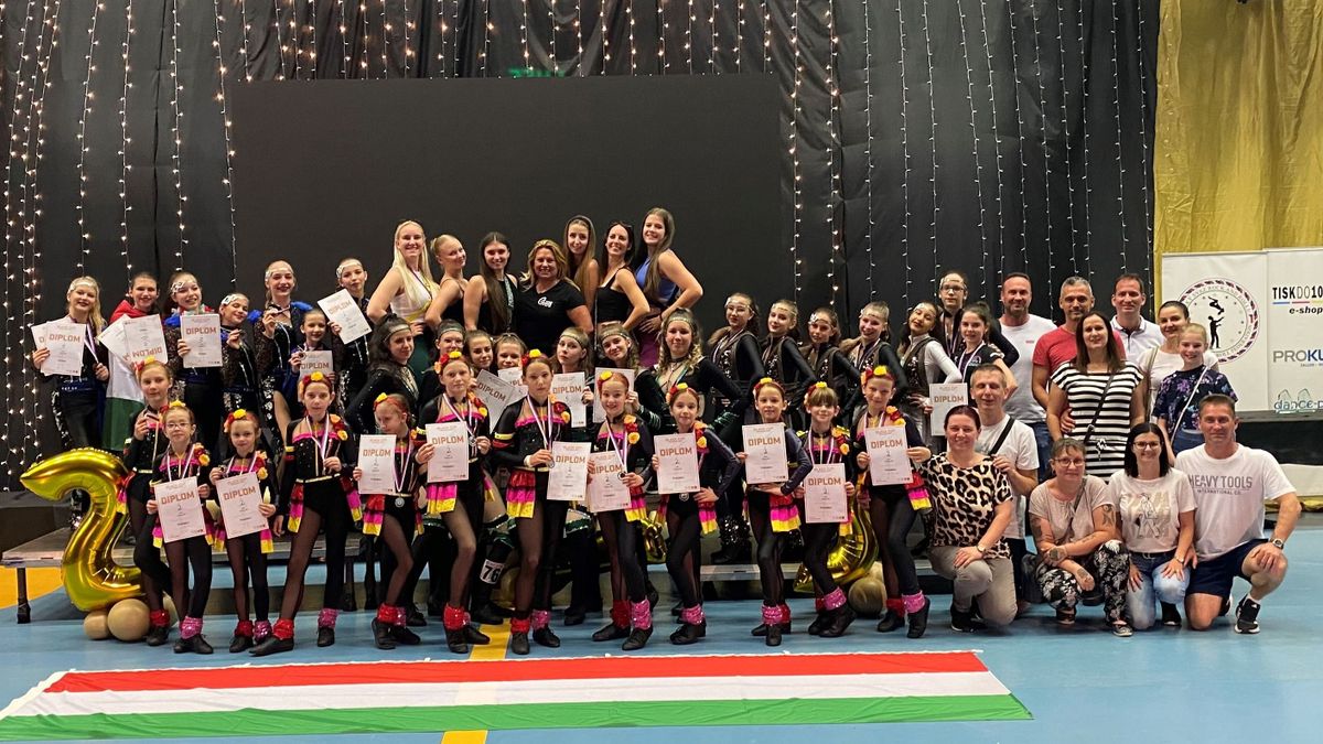Többször is dobogóra állhatott az Acro Dance SE Prágában