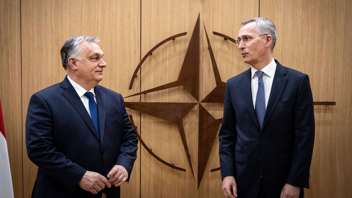 Orbán Viktor a NATO főtitkárával tárgyal szerdán