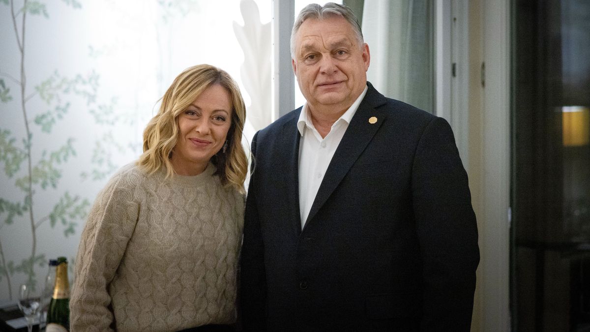 Orbán Viktor Giorgia Melonival tárgyal Rómában