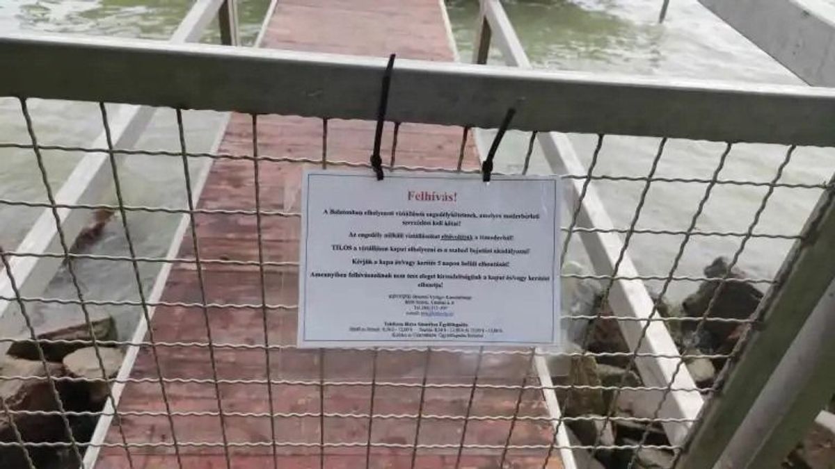 Végső figyelmeztetés az illegális stégkapuk tulajdonosainak a Balatonon