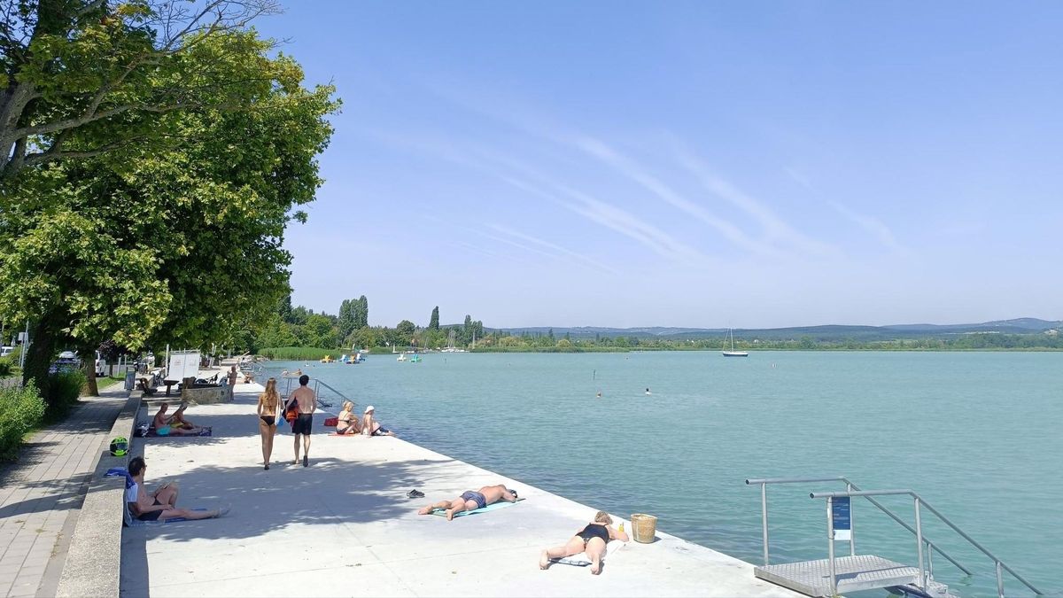 Még nyugalom van a Balaton-parton, de már nem sokáig (videó)