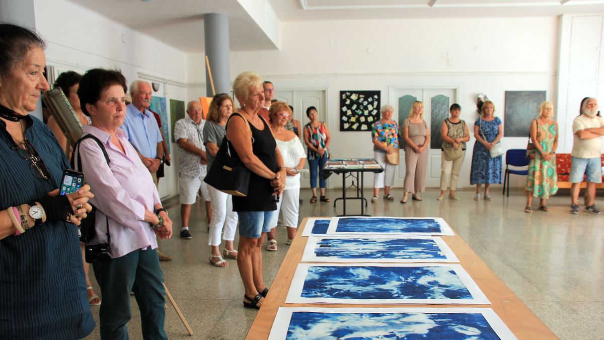 Kiállítással zárult a művésztábor