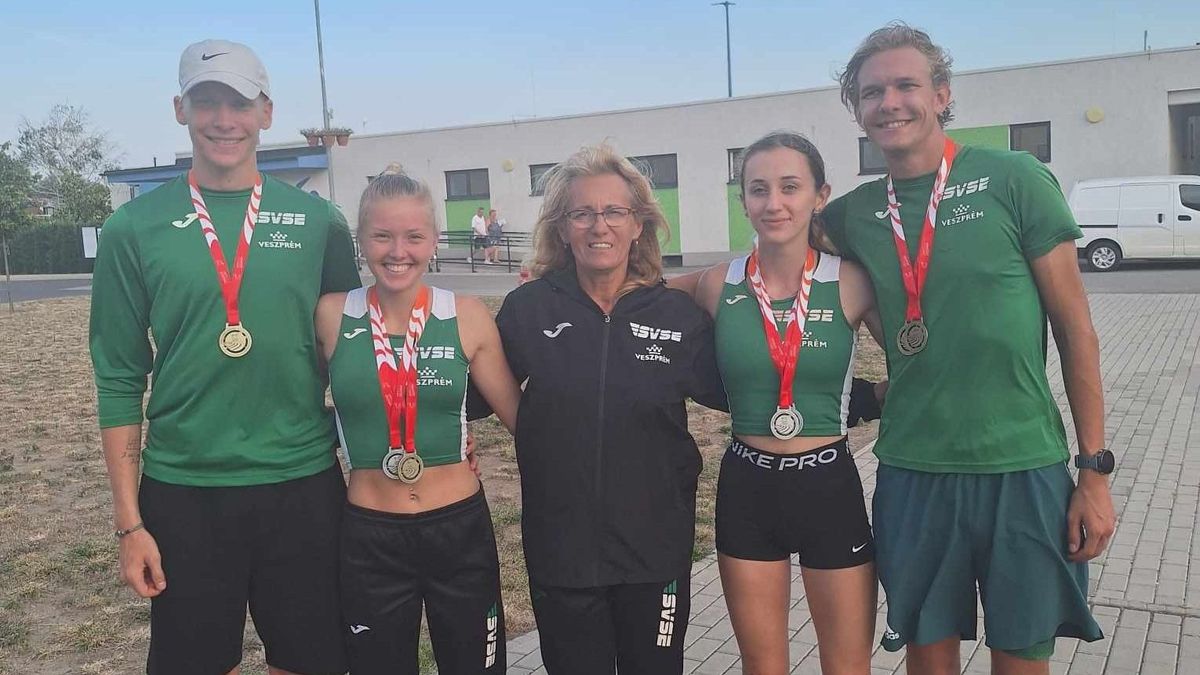 Nyolc érmet szereztek az SVSE atlétái