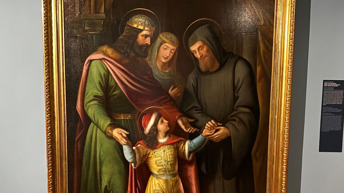 Szent István története bakonyi szálat rejt – Kódok a magyar szent családról készült festményen