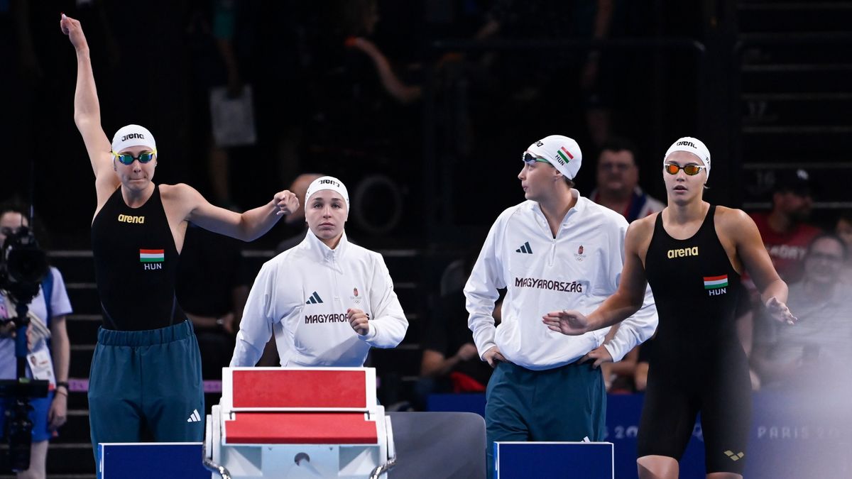 Felülmúlta magát a 4x200 méteres női gyorsváltó, hatodik lett az úszódöntőben