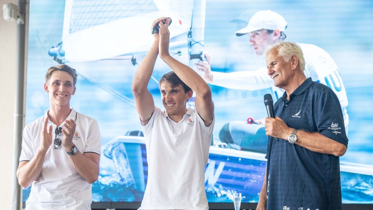 Vadnai Jonatán vitorlázó olimpikont köszöntötték Balatonfüreden (fotók)
