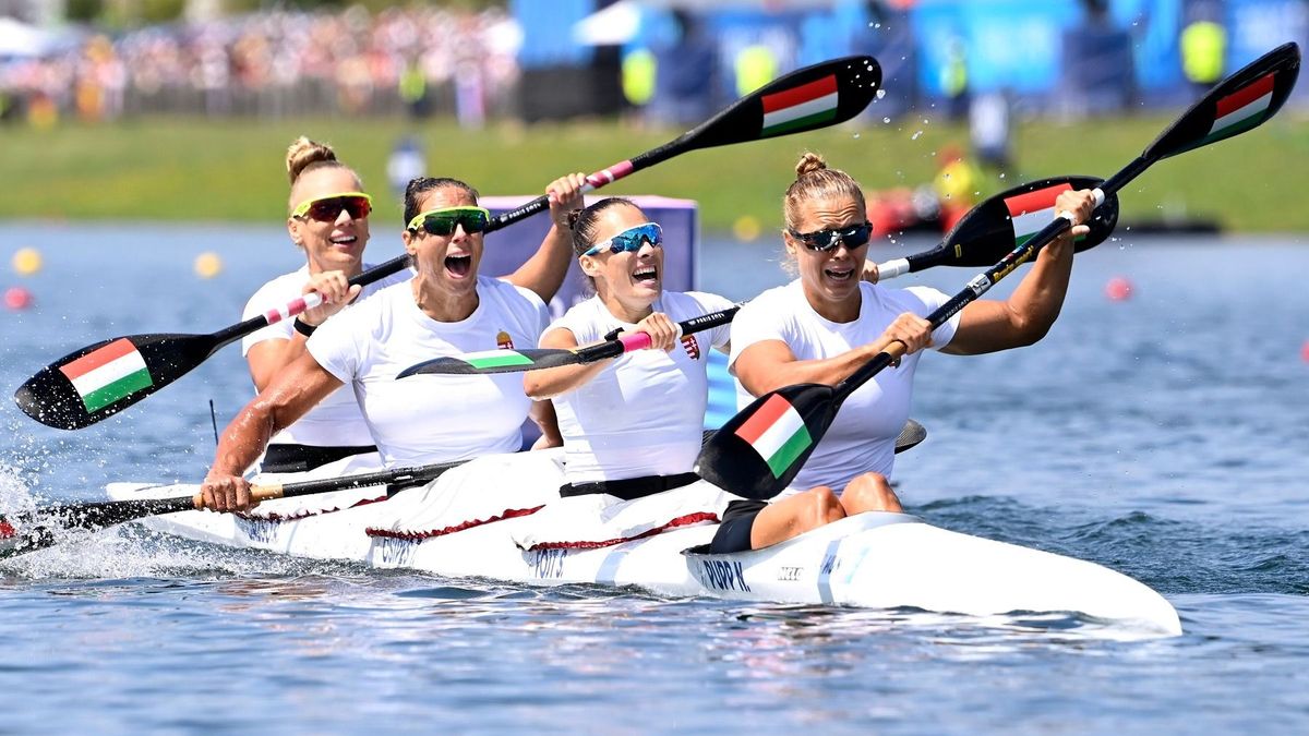 A magyar női kajak négyes szenzációs versenyzéssel olimpiai bronzérmes