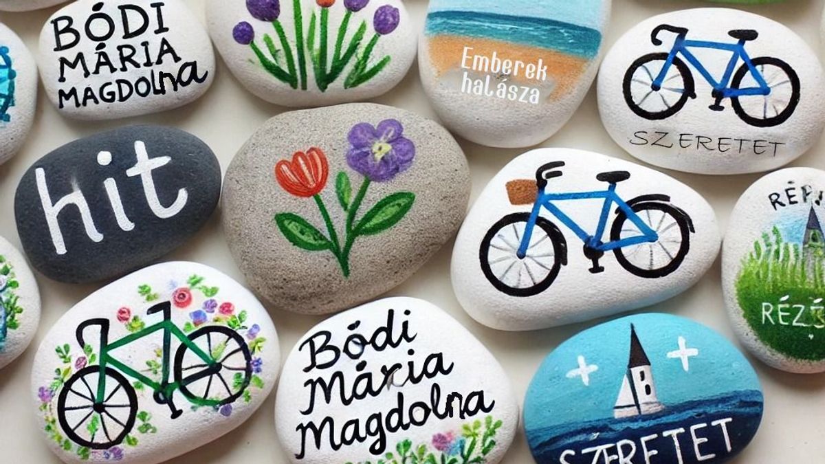 Utazókavicsokkal viszi hírét az érsekség Bódi Mária Magdolnának