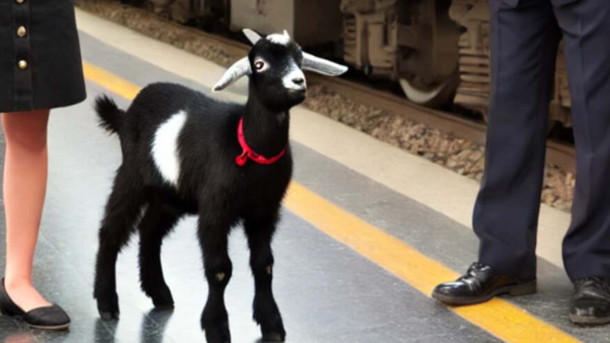 A kecske nem kutya, ezért kellett elhagynia a vonatot
