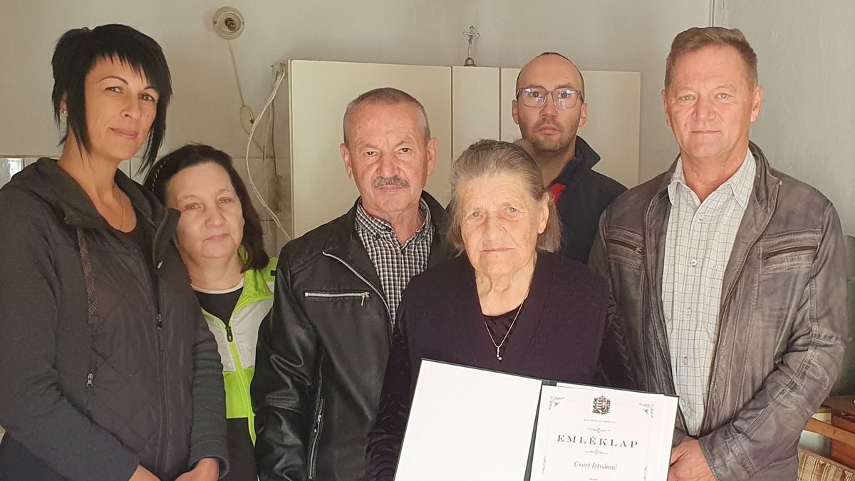 Kisberzseny legidősebb lakosát köszöntötték