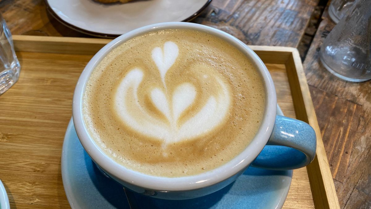 Kávé szívvel és habszívvel