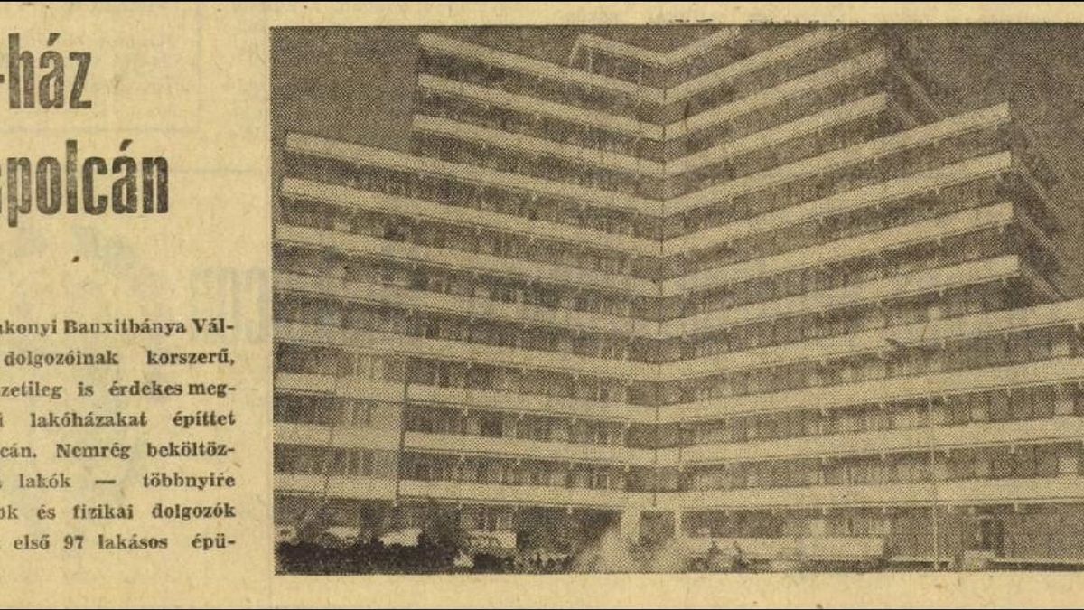 Y házak állnak Tapolcán immár 50 éve