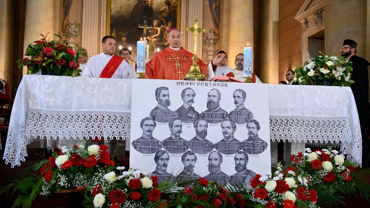 A veszprémi érsek celebrálta a szentmisét Aradon