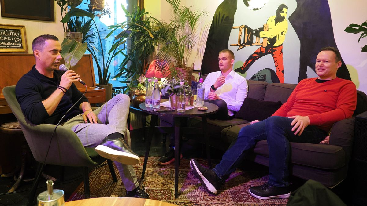 Az olimpikon Rasovszky Kristóffal és Kiss Balázzsal beszélgetett Ovádi Péter kormánybiztos (képgaléria)