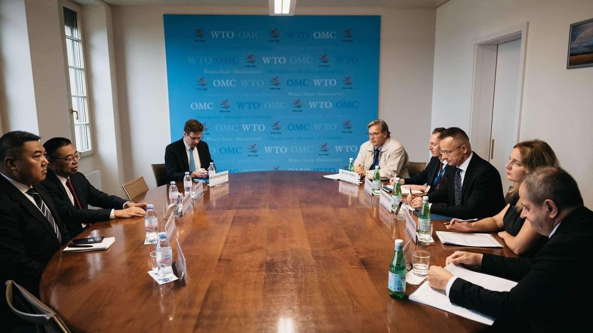 Szijjártó Péter a gazdasági semlegesség startégiáját ismertette a WTO főigazgató-helyettesének
