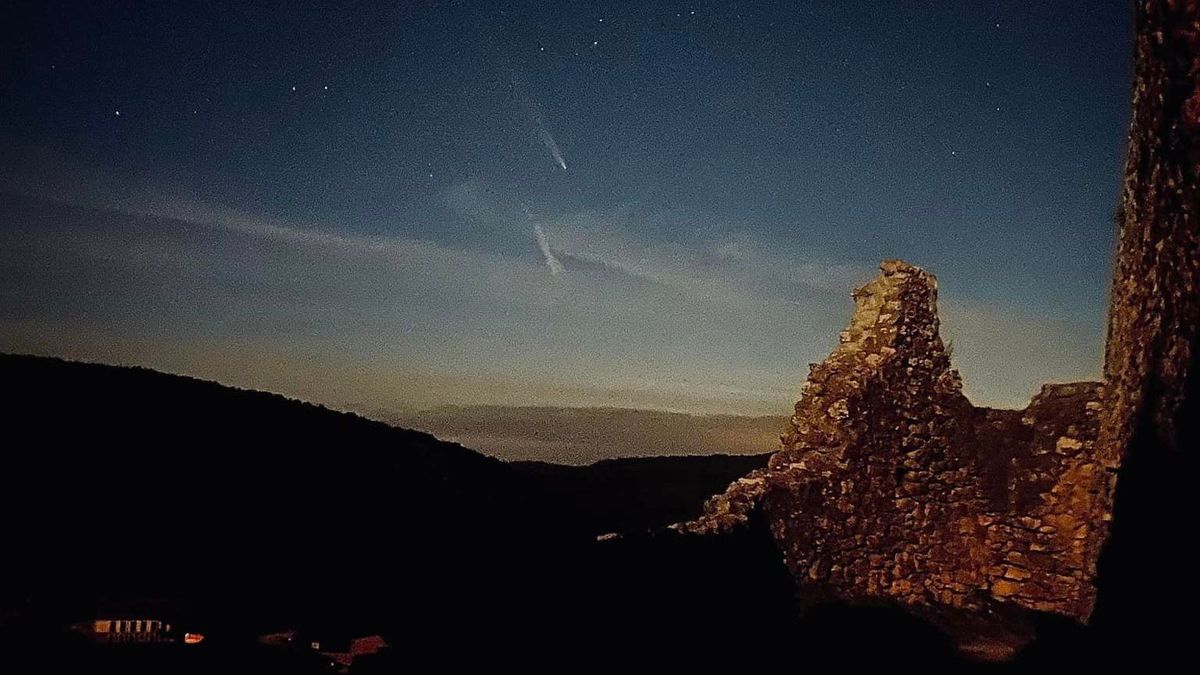 A Bakonyból is látszik a fényes üstökös, a várkisasszony lefotózta