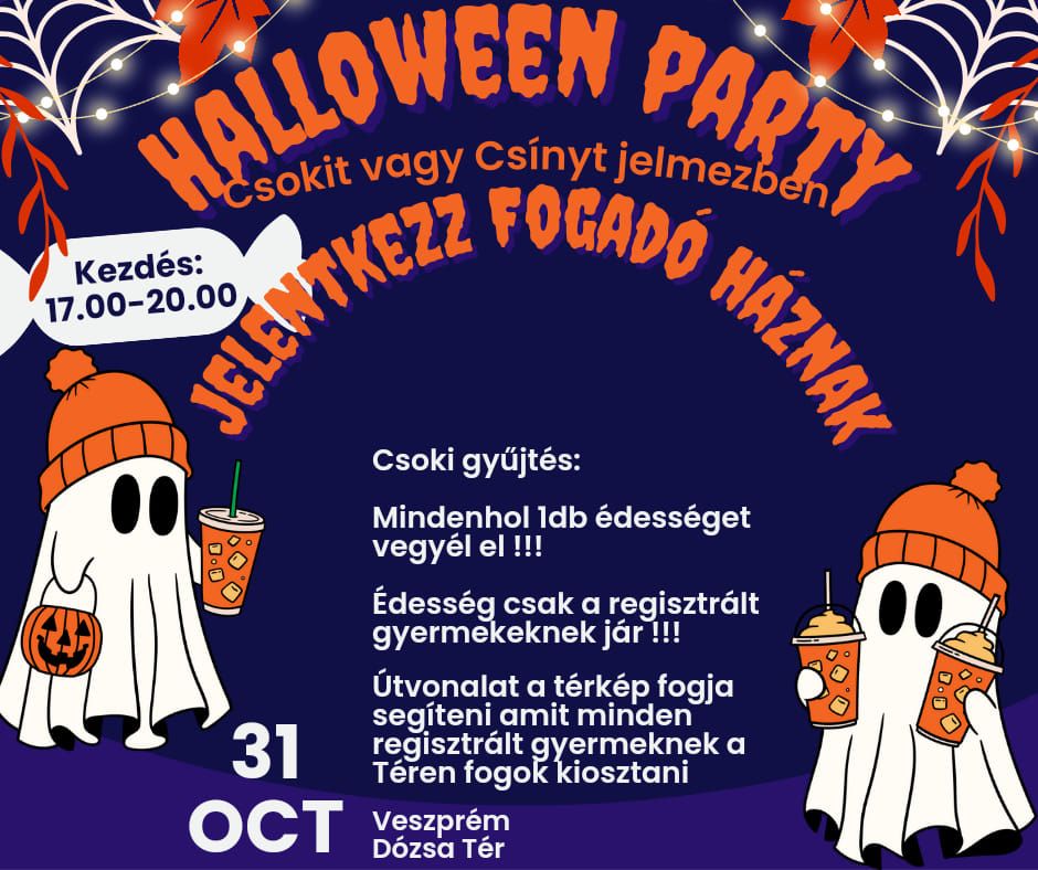 Halloween Party Veszprémben