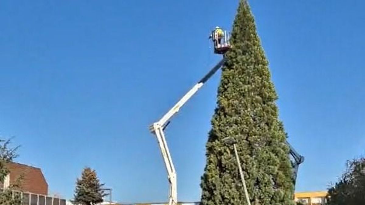 Elkezdték feltenni a karácsonyi fényeket Veszprém belvárosában (videó)