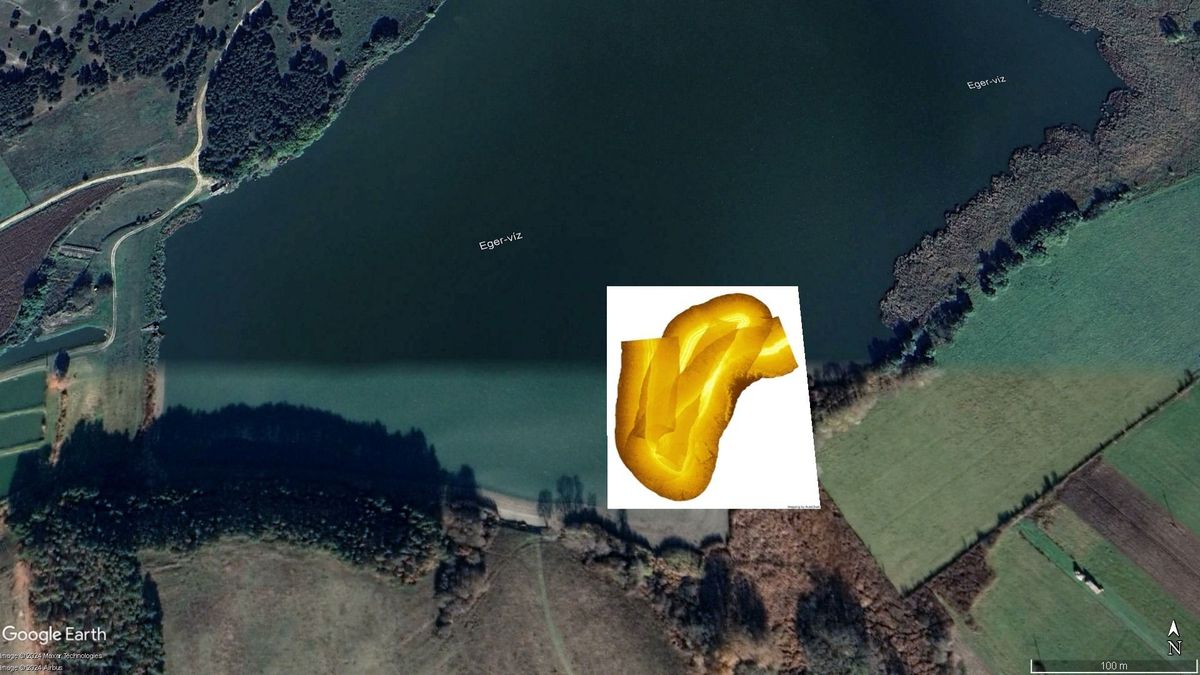 Római villa a Bakonyban – Már videón látható a víz alatti ókori rom