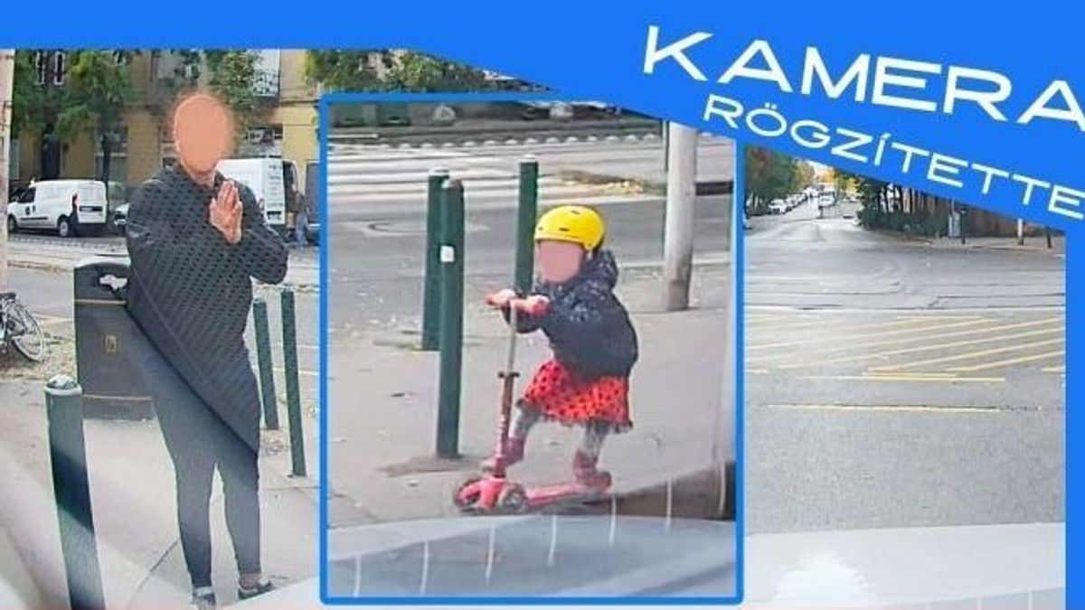 Nézni is rossz: pillanatokon múlt, hogy nem ütötték el a kisgyereket Budapesten