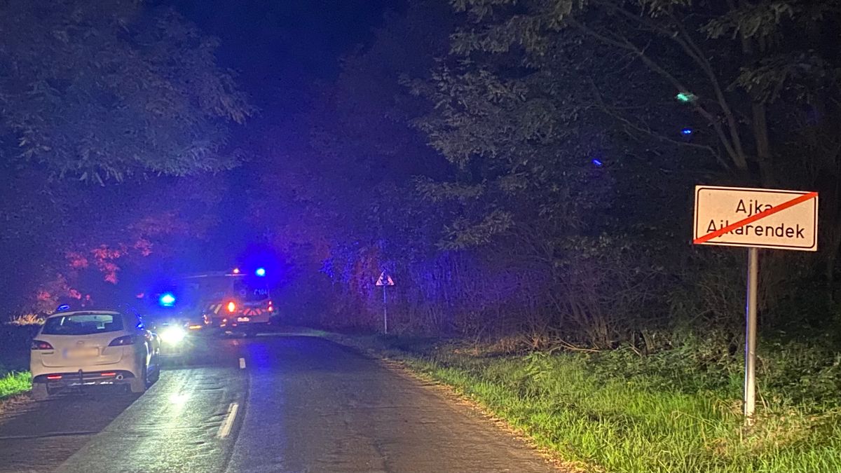 Baleset Ajkarendeknél, könnyű sérülttel