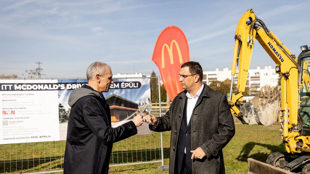 Megkezdődött a tapolcai McDonald’s építése – A vállalat hazai növekedése a „Progress 33” program lezárása után sem lassul