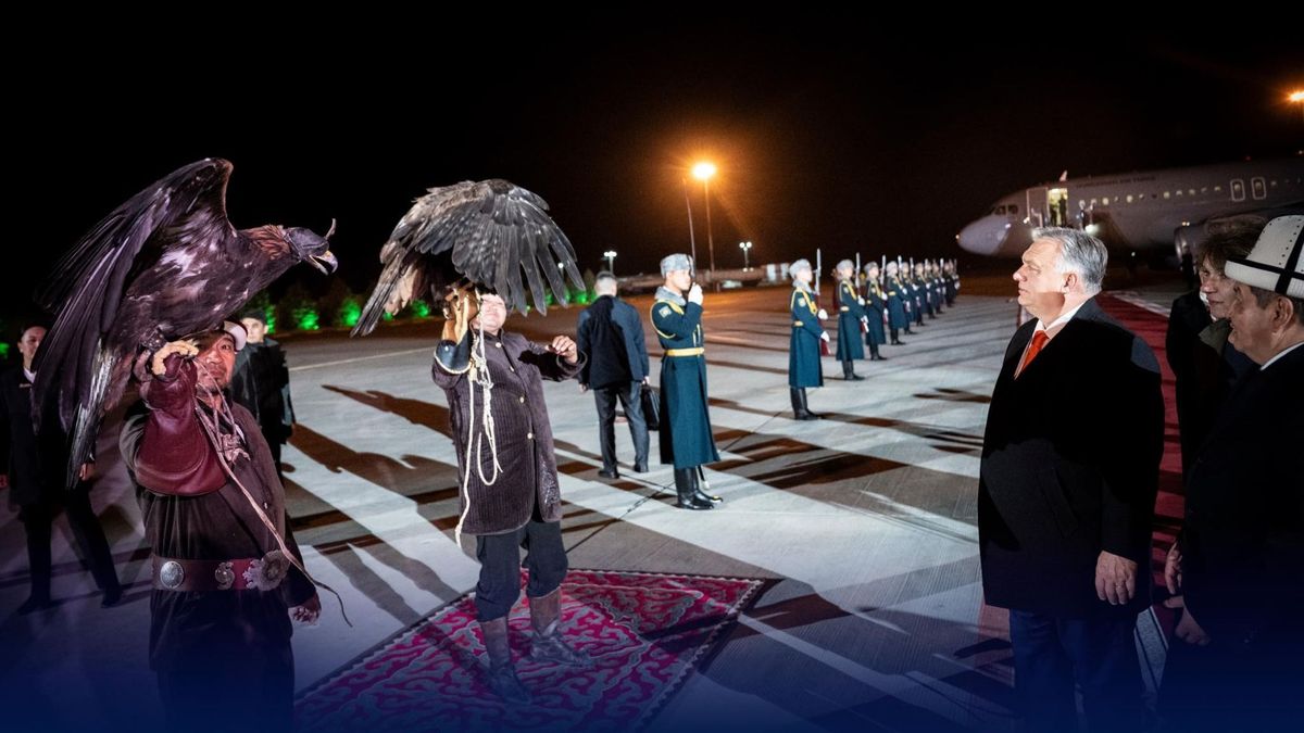 Orbán Viktor Kirgizisztánban tárgyal