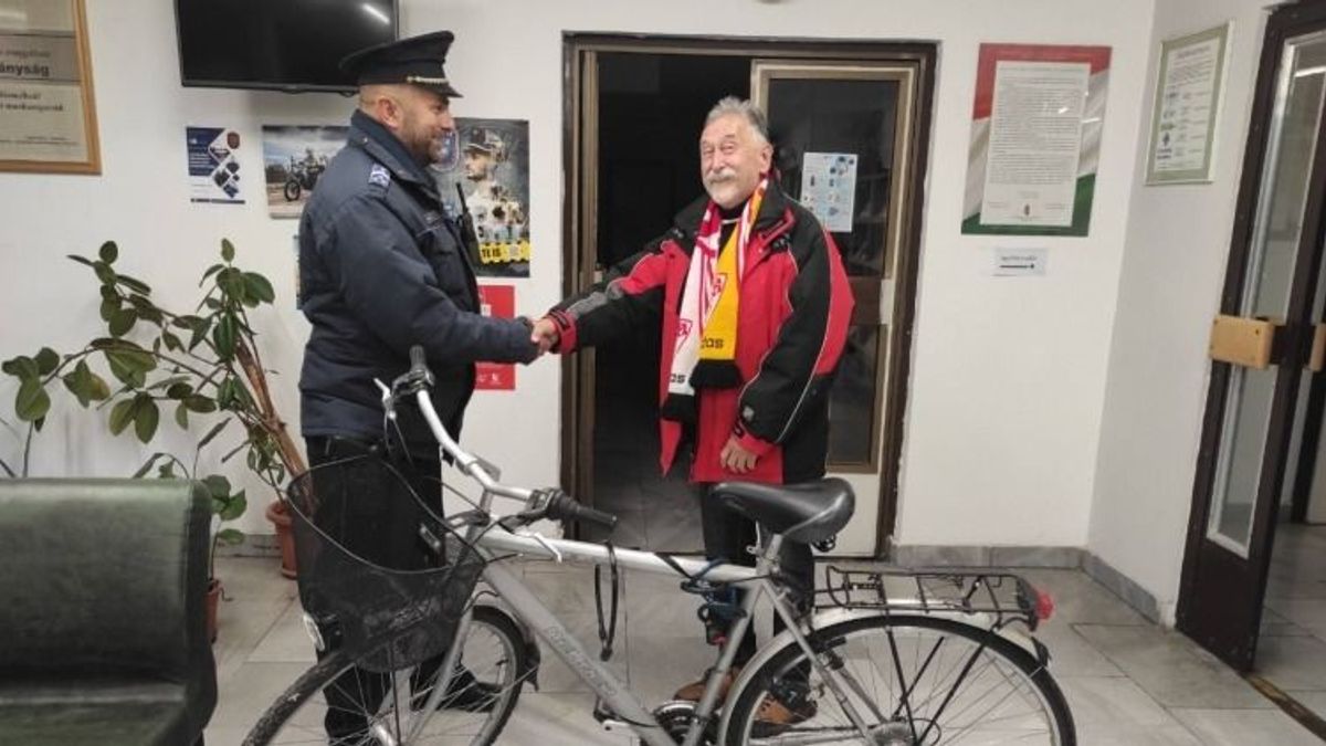 Biciklitolvaj rendőrkézen