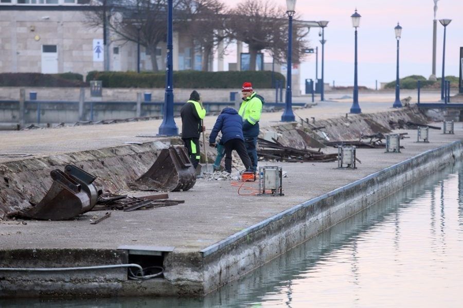A 2025-ös idegenforgalmi szezonra készül el teljesen megújulva a füredi móló