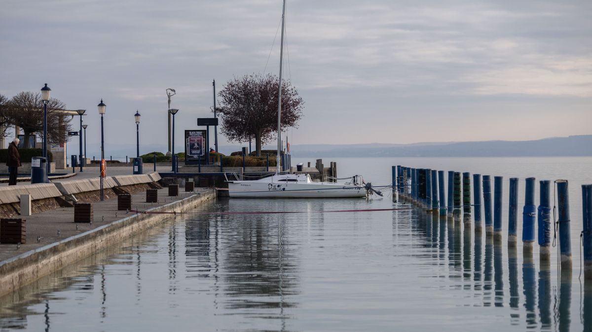 A Balaton vízszintje 94 centi, a víz 4,6 fokos