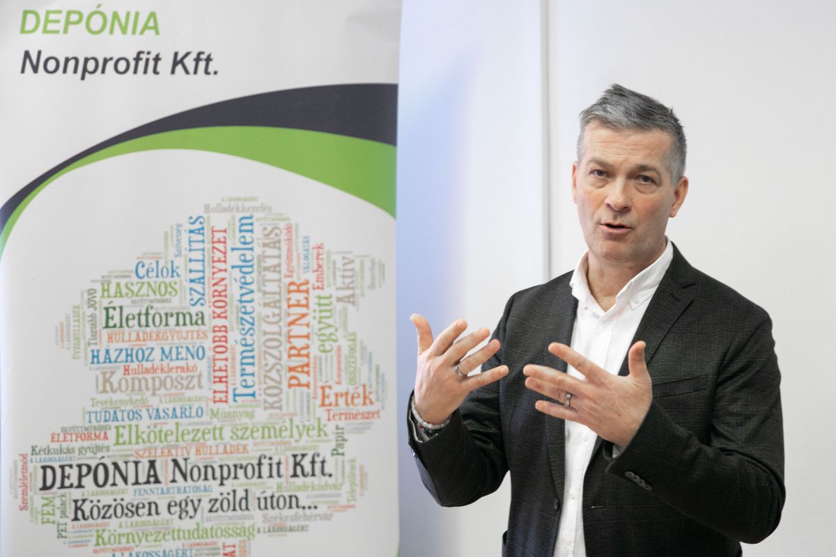Depónia Nonprofit Kft. sajtótájékoztató