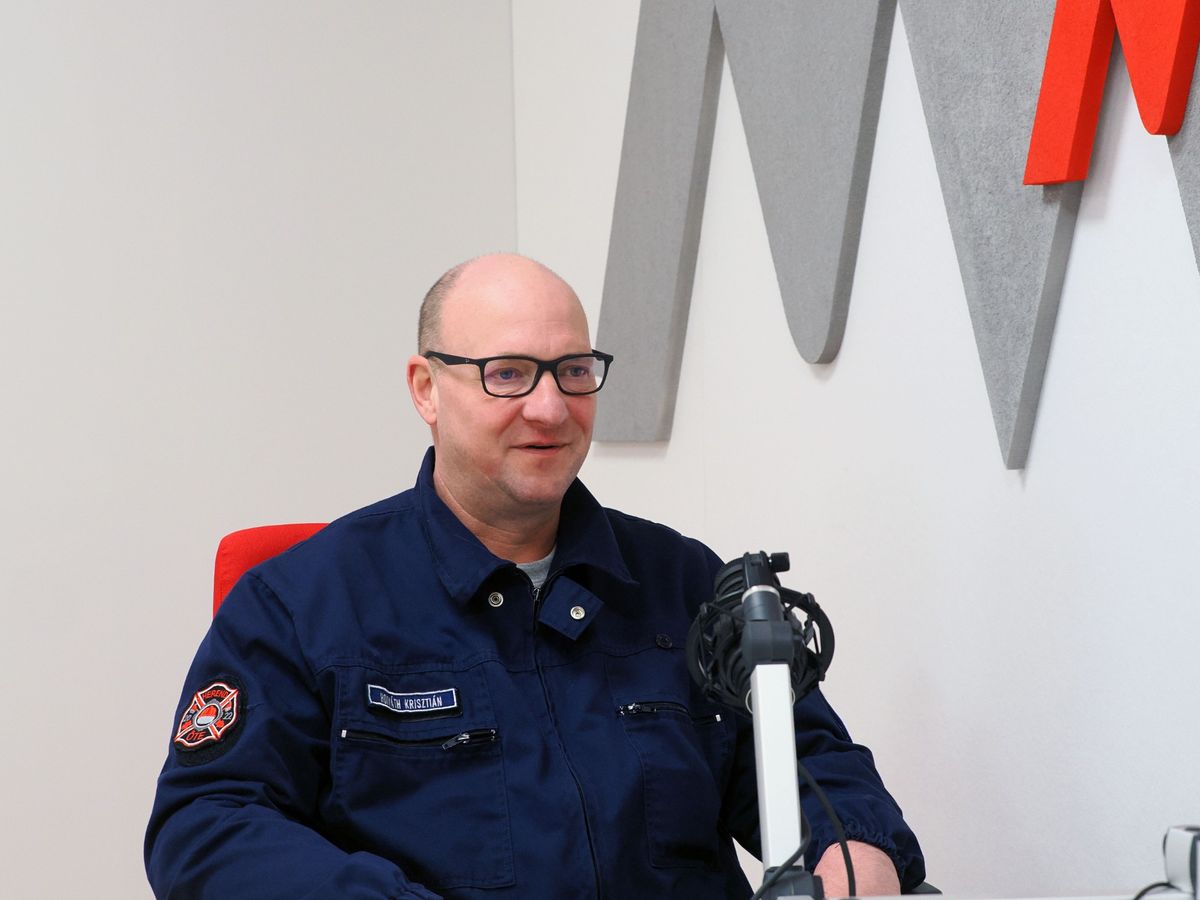 Horváth Krisztián önkéntes tűzoltó