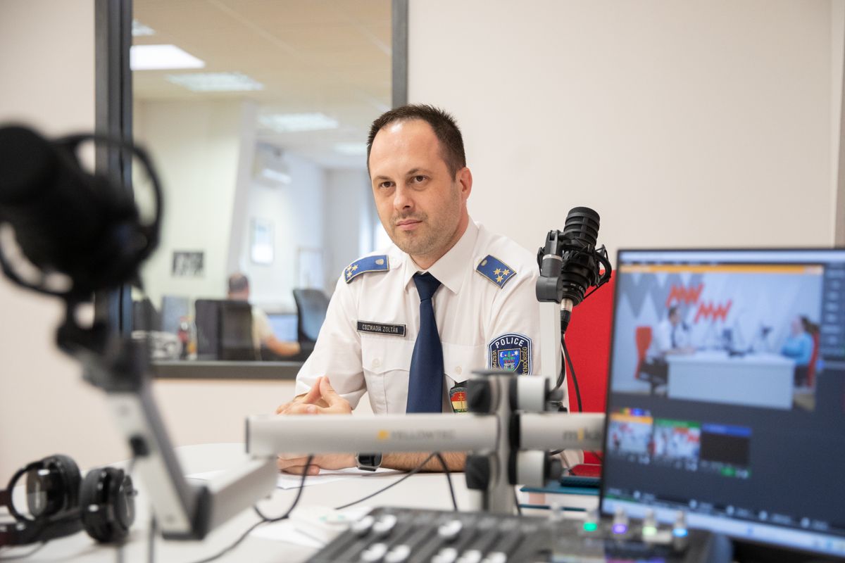 Csizmadi Zoltán a figyelmetlenség, a gyorshajtás és az ittas vezetés veszélyeire hívta fel a figyelmet