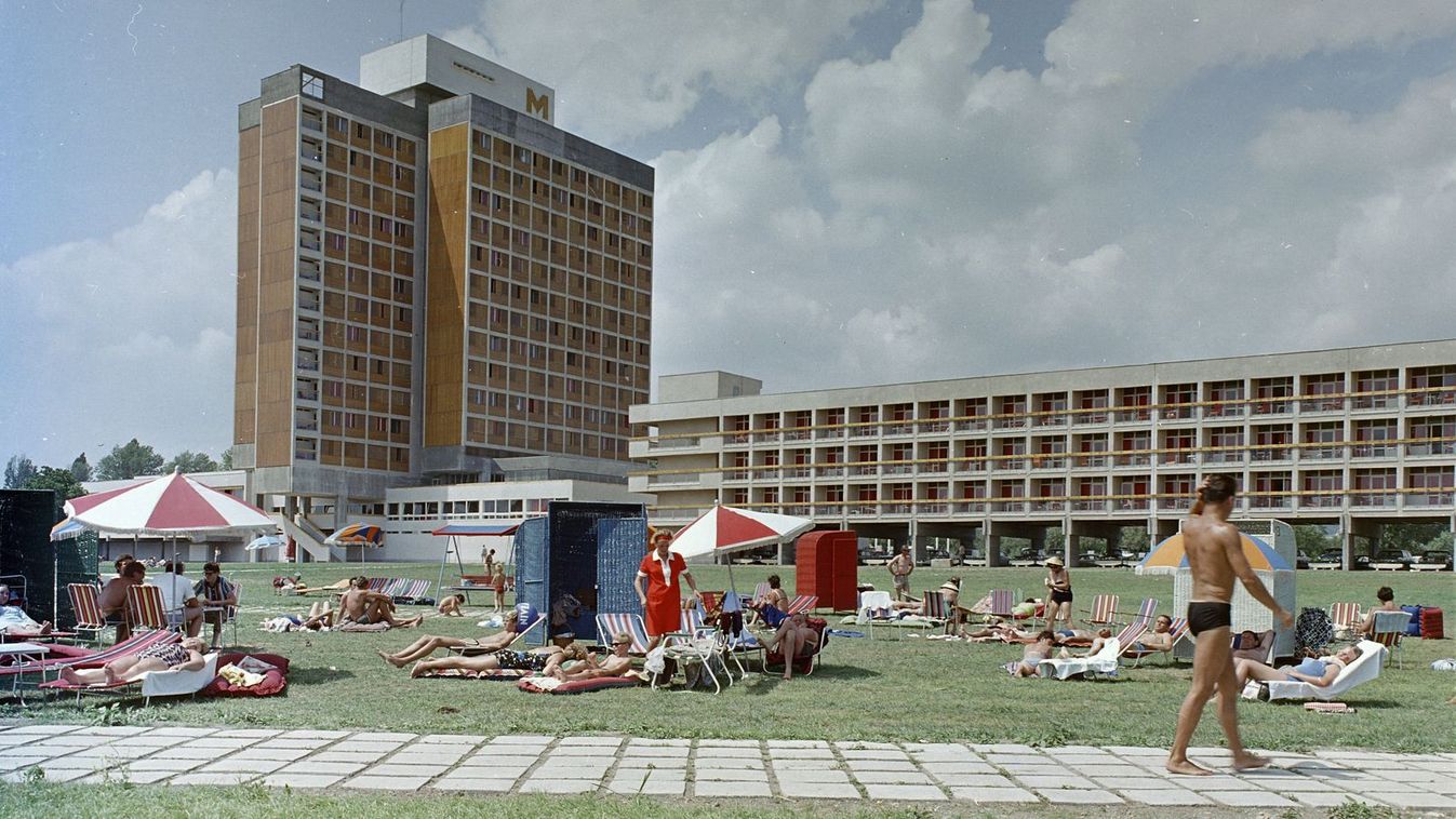 Retró képeken a balatonfüredi Hotel Marina