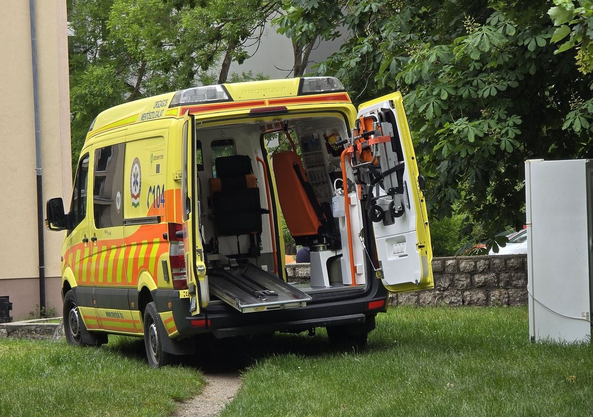 Menőautó és mentőhelikopter érkezett a helyszínre