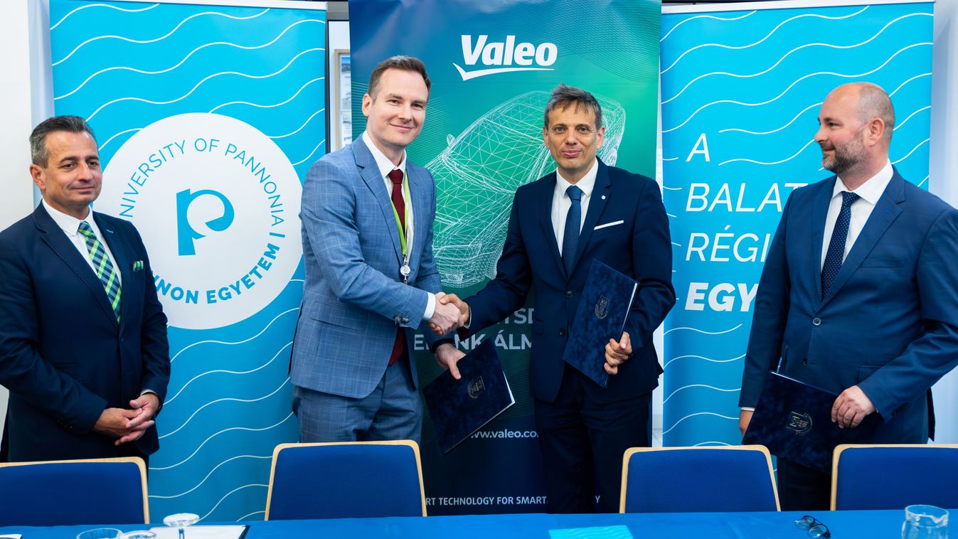 Stratégiai megállapodást kötött a Valeo és a Pannon Egyetem