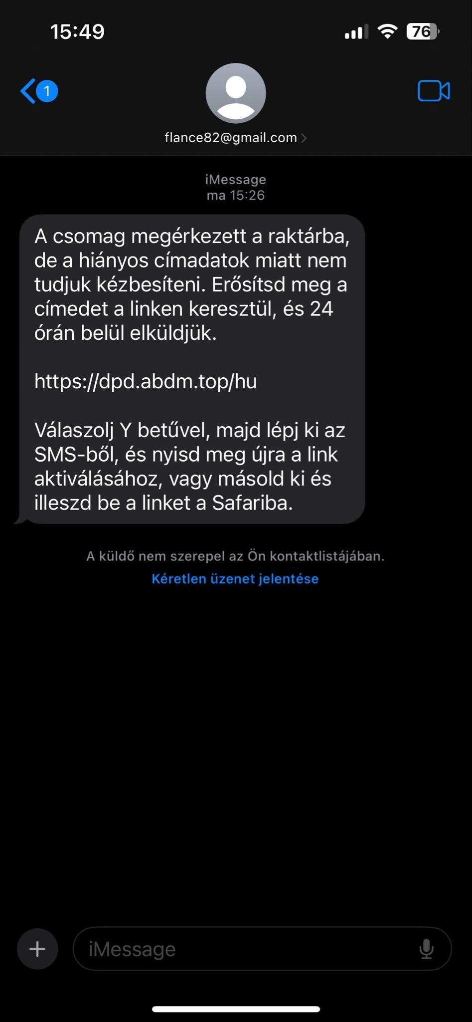 SMS-csalás: az ilyen típusú üzenetekkel vigyázni kell!