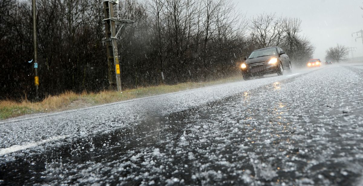 Hailstorm időjárás