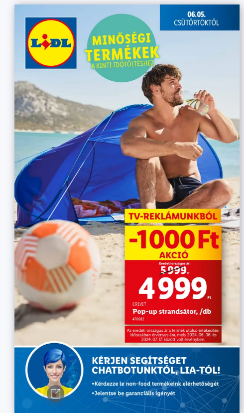 A Lidl akciós újságában sok kincset fel lehet fedezni