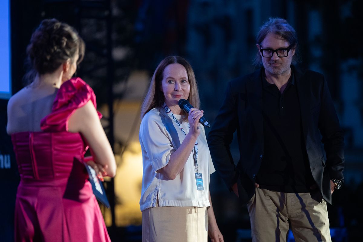 A Hogyan tudnék élni nélküled forgatókönyvírója, Goda Krisztina és producere, Kirády Attila meséltek a filmről a MOZ.GO Magyar Mozgókép Fesztivál megnyitóján