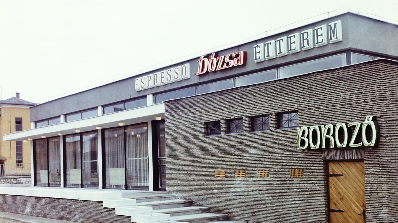 Retró képeken a Dózsa Étterem és a Dózsa Kisáruház