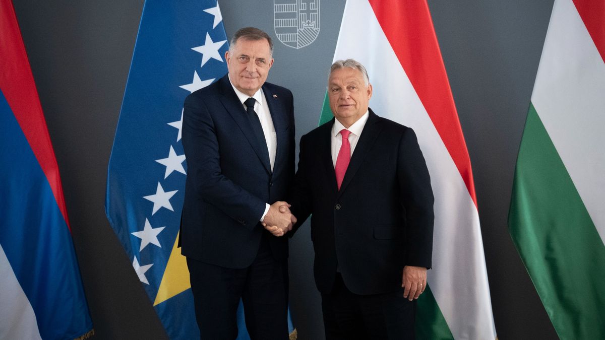 Orbán Viktor fogadta Milorad Dodikot