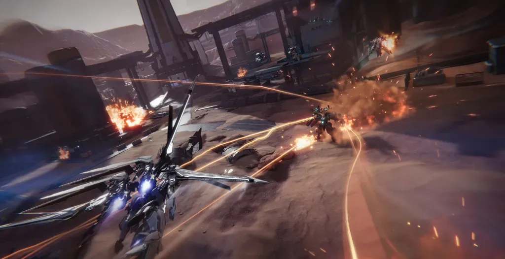 A Mecha Break ingyenesen elérhető Steamen, hamar 50 ezres egyidejű játékosszámot ért el, azonban a felhasználók panaszkodnak a korlátozott személyre szabásra és drága mikrotranzakciókra. Forrás: Google