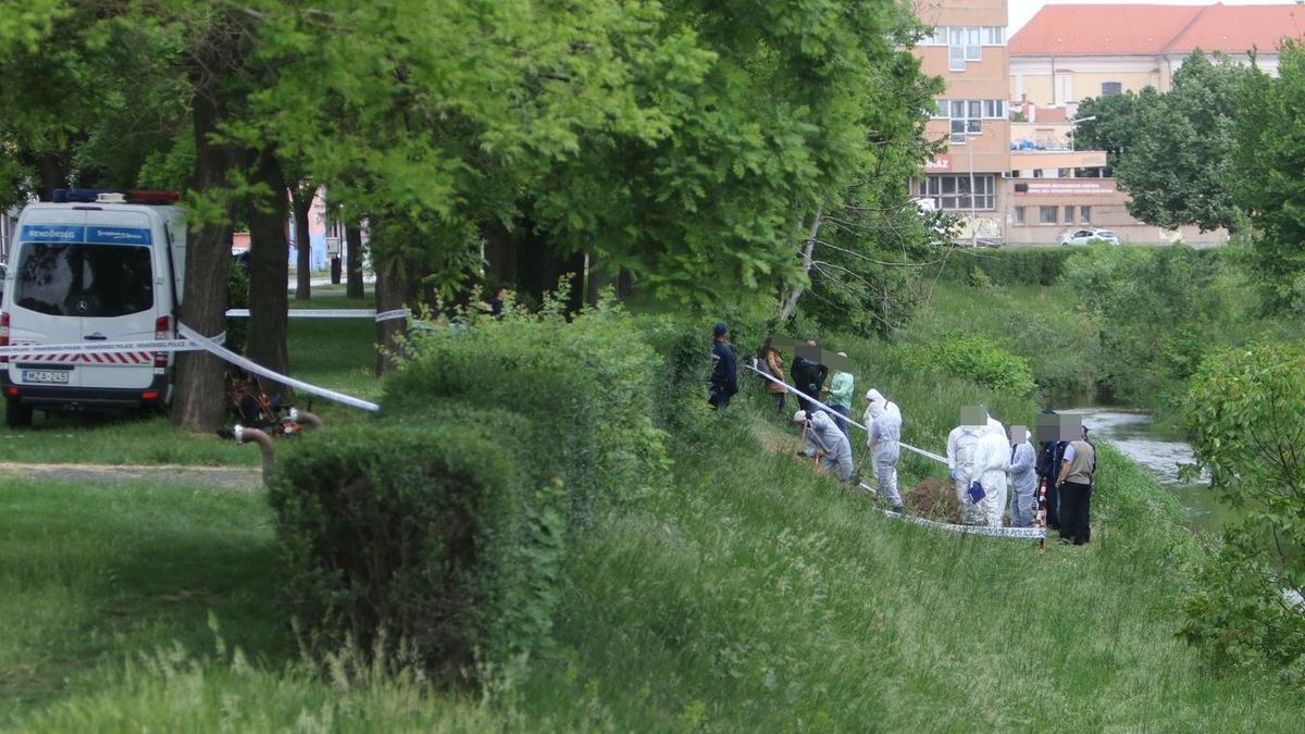 A szombathelyi helyszín, ahol megtalálták a gyilkosság áldozatának maradványait