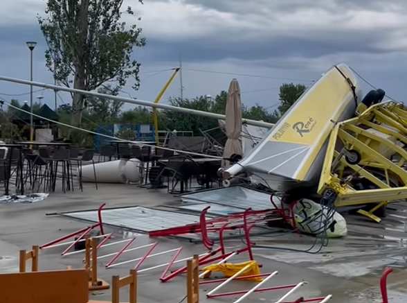 vihar Balaton: drámai videó